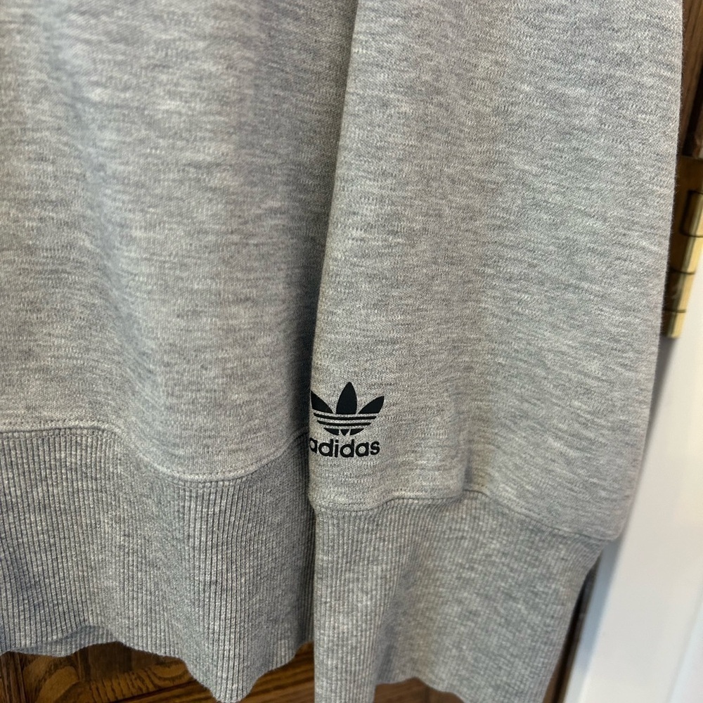 Adidas Gray Turtleneck Sweatshirt Athletic Women’s Medium - Picture 7 of 10